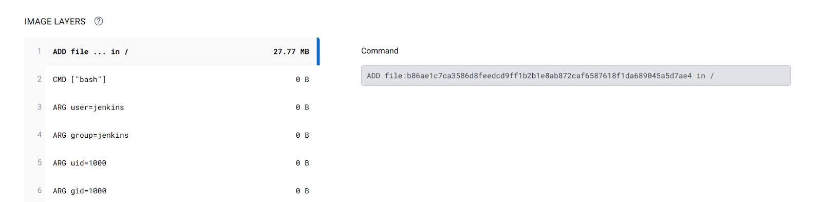 Agent Docker image