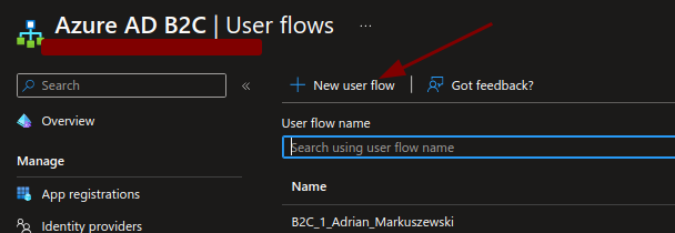 Creating an authorization system - new user flow